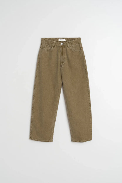 Indi & Cold Washed Twill Pants Olive